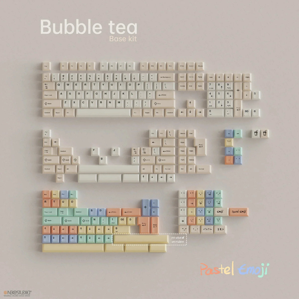 TUT Bubble Tea Keycap Set - Divinikey