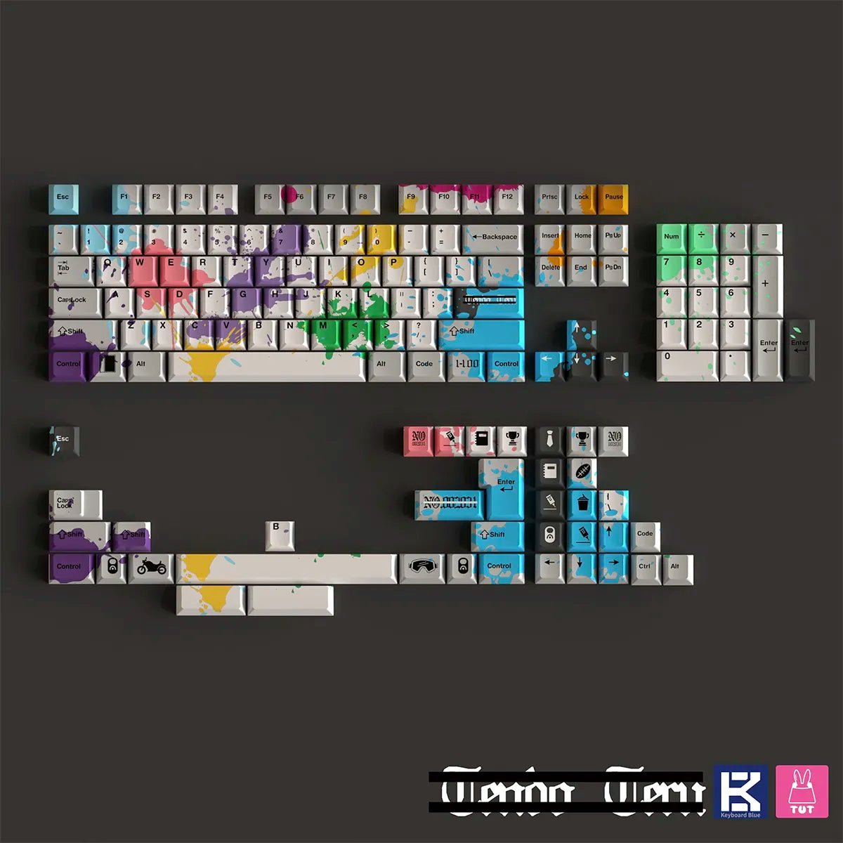 TUT Zombie 100 Keycap Set – Divinikey TUT Zombie 100 Keycap Set – Divinikey