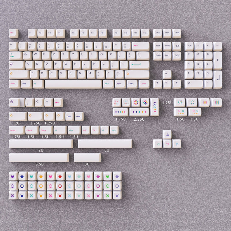 NP PBT Crayon Keycap Set Dye-Sub PBT – Divinikey