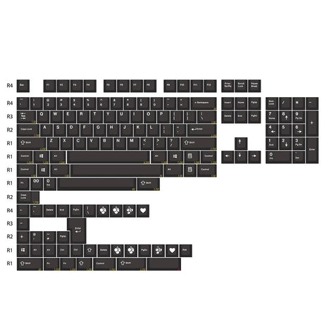 EnjoyPBT WOB Keycap Set Doubleshot ABS - Divinikey
