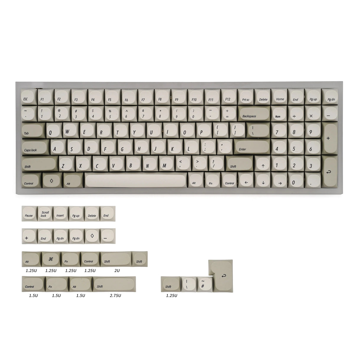 MA 9009 Keycap Set Dye-Sub PBT