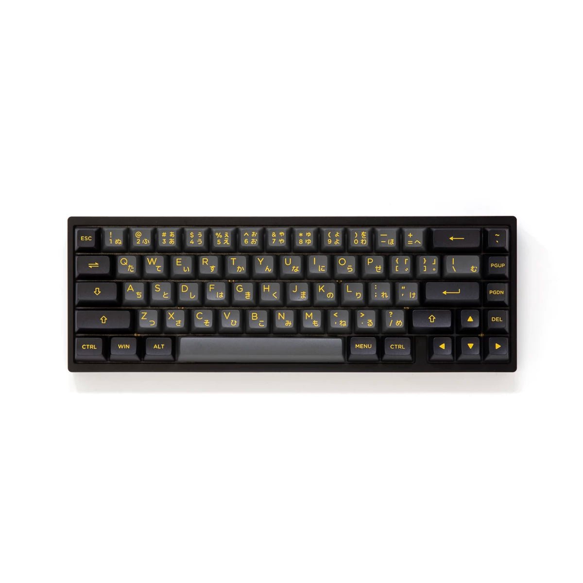 Akko Black & Gold Keycap Set Doubleshot PBT – Divinikey