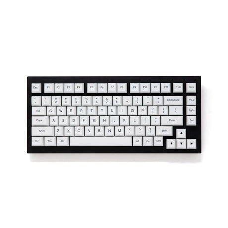 Akko Black on White Keycap Set Doubleshot ABS - Divinikey