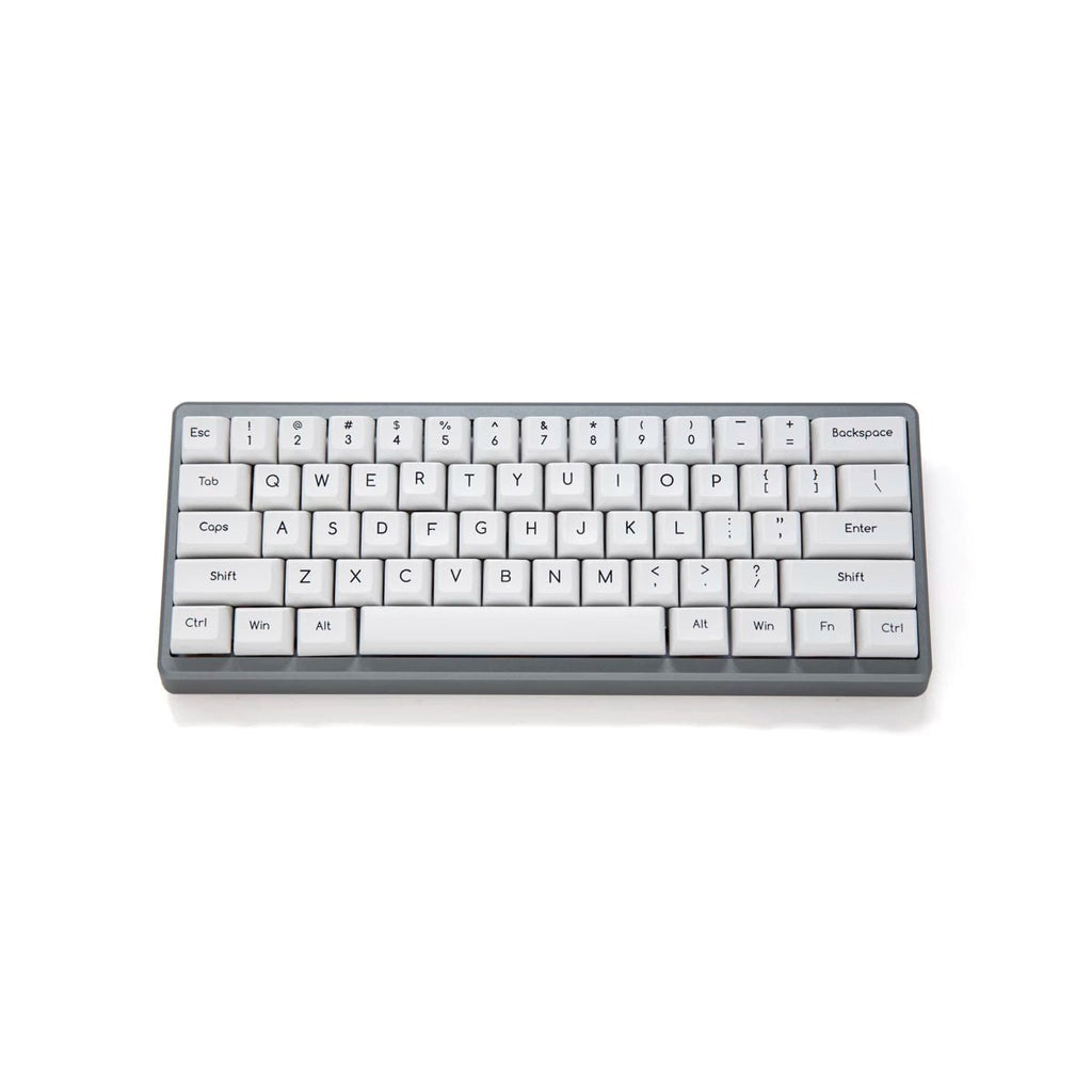 Akko Black on White Keycap Set Doubleshot ABS - Divinikey