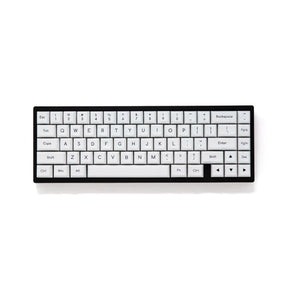 Akko Black on White Keycap Set Doubleshot ABS - Divinikey