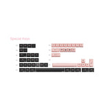 Akko Black & Pink Hiragana Keycap Set Doubleshot PBT - Divinikey
