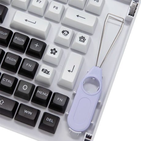 Akko Black & Silver Keycap Set Doubleshot PBT - Divinikey