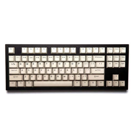 Akko Warm Gray Keycap Set Doubleshot PBT - Divinikey