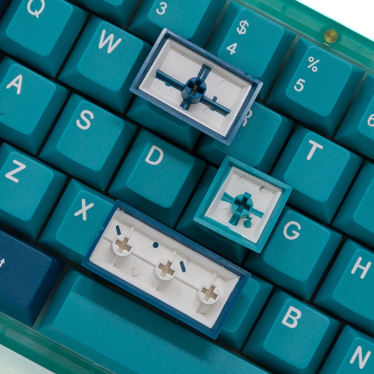 EnjoyPBT Aquamarine Keycap Set Doubleshot ABS - Divinikey