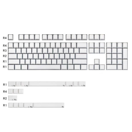 EnjoyPBT Blank Keycap Set - Divinikey