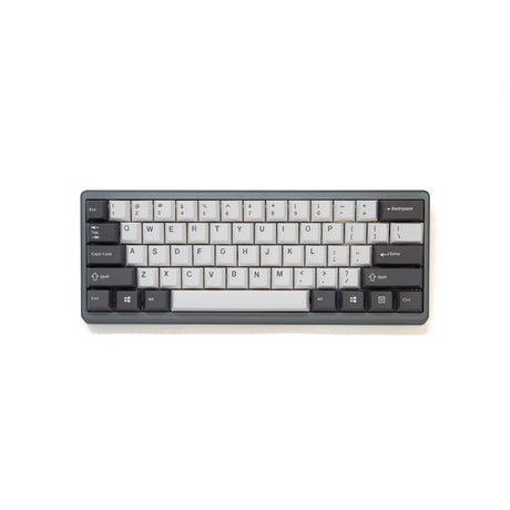 EnjoyPBT Charcoal Keycap Set Doubleshot ABS - Divinikey