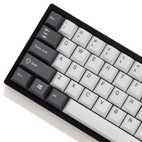 EnjoyPBT Charcoal Keycap Set Doubleshot ABS - Divinikey