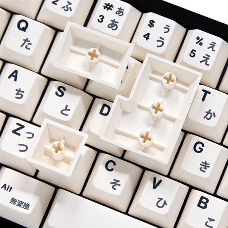 EnjoyPBT Gray Japanese Keycap Set Dye-Sub PBT - Divinikey