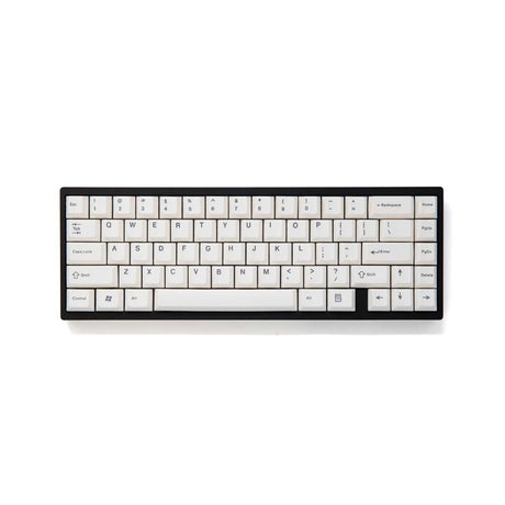 EnjoyPBT Grey on White Keycap Set Dye-Sub PBT - Divinikey