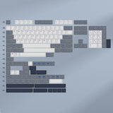 EnjoyPBT Grey White Keycap Set Doubleshot ABS - Divinikey