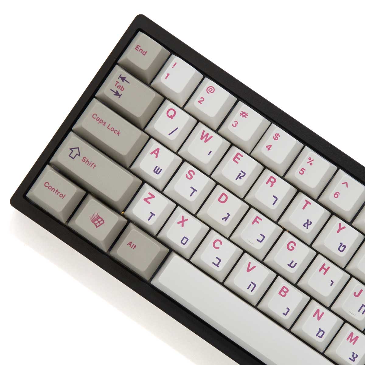 Israeli Keycaps EnjoyPBT Hebrew Keycap Set Dye-Sub PBT – Divinikey