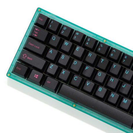 EnjoyPBT Miami Nights Keycap Set Doubleshot ABS - Divinikey