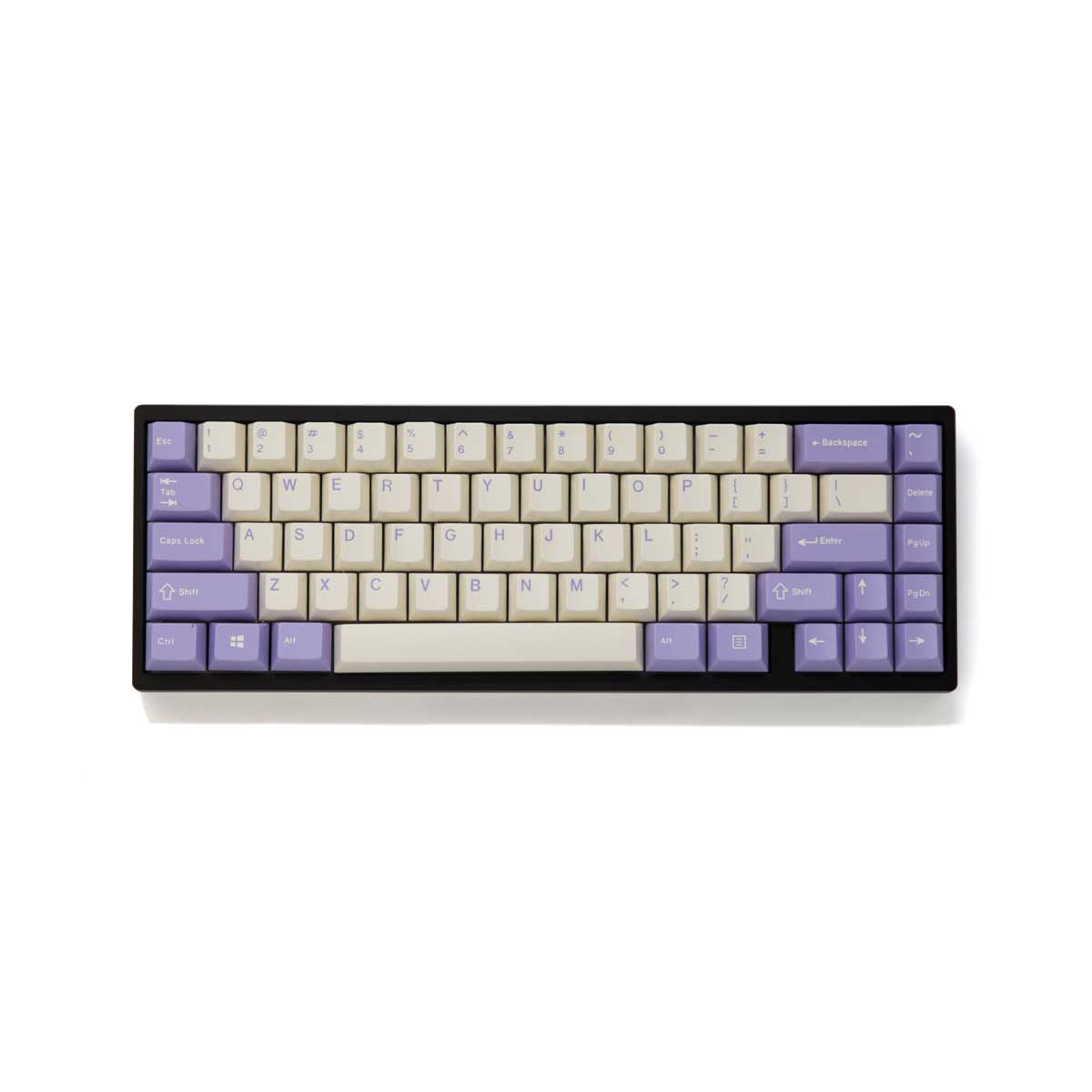EnjoyPBT Milky Purple Keycap Set Doubleshot ABS - Divinikey