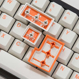 Enjoypbt Orange Creamsicle Keycap Set Doubleshot ABS - Divinikey