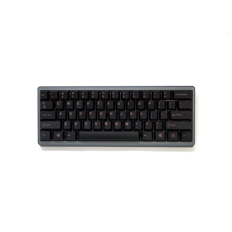 EnjoyPBT Pink on Black Keycap Set Doubleshot ABS - Divinikey