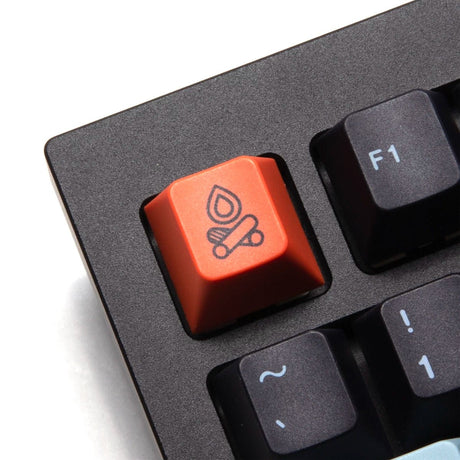EPBT Flaming Ice Keycap Set Dye-Sub PBT - Divinikey