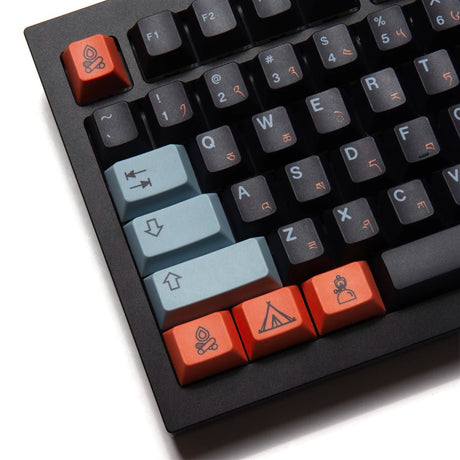 EPBT Flaming Ice Keycap Set Dye-Sub PBT - Divinikey