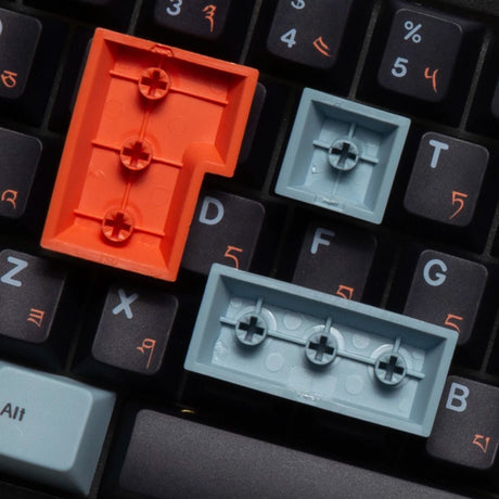 EPBT Flaming Ice Keycap Set Dye-Sub PBT - Divinikey