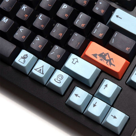 EPBT Flaming Ice Keycap Set Dye-Sub PBT - Divinikey