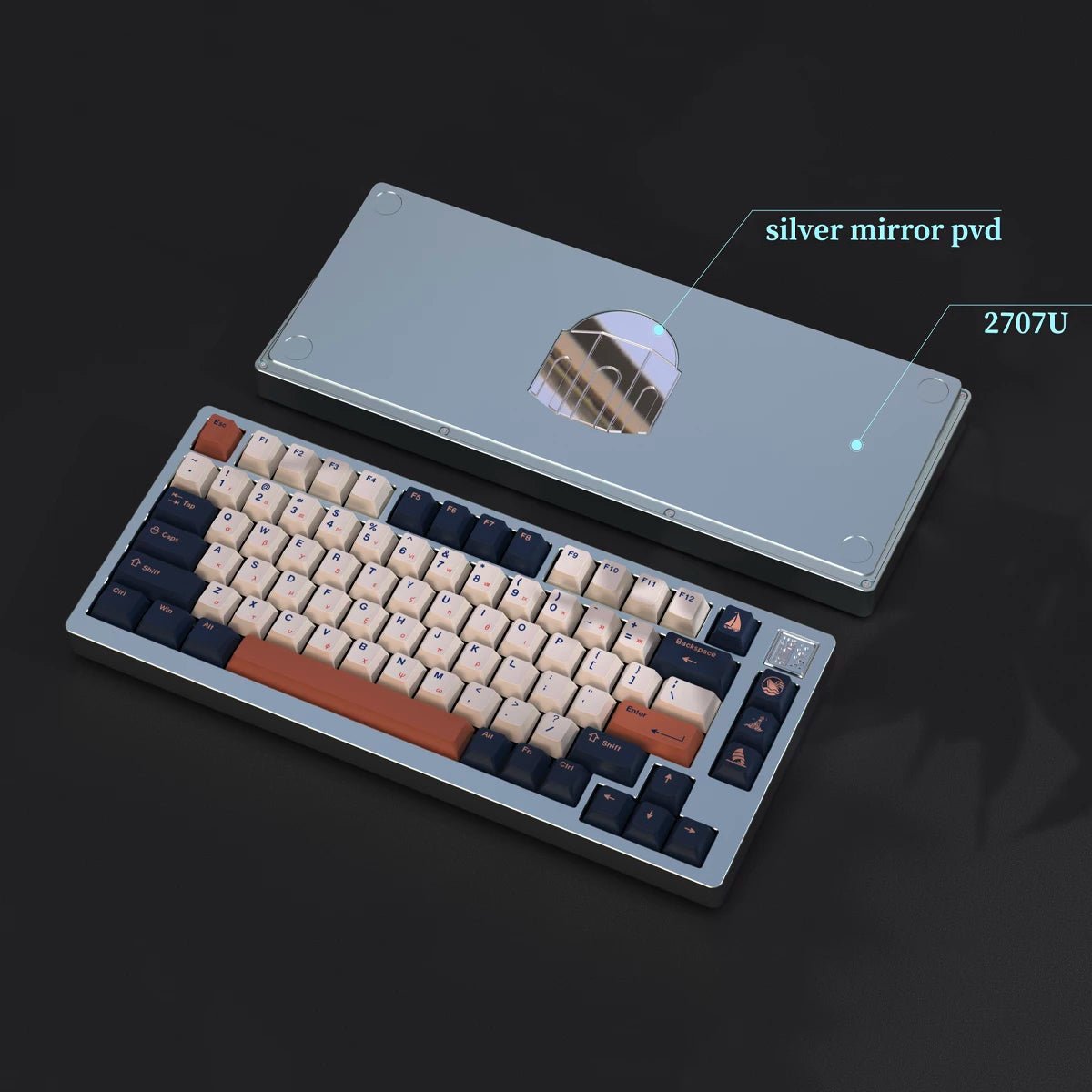 GB] Createkeebs Thera75 V2 Keyboard - Light Blue – Divinikey