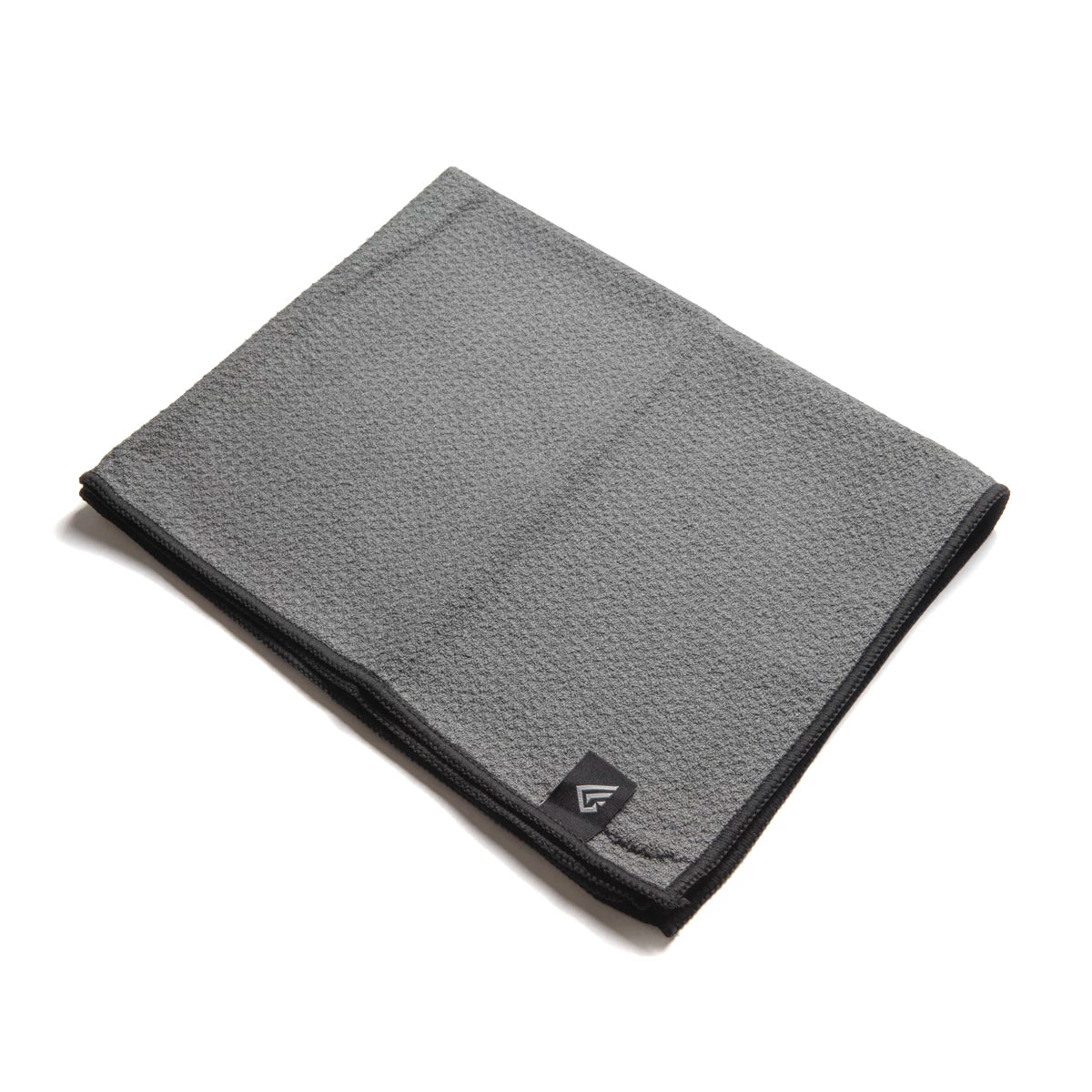 Guest Towel Waffle Piqué Half Linen, Black