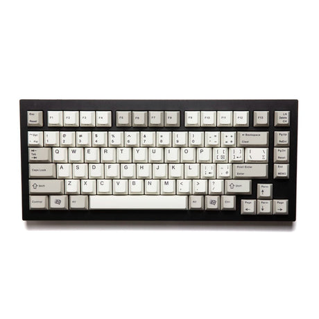 JC Studio Desko Black Keycap Set Dye-Sub PBT - Divinikey