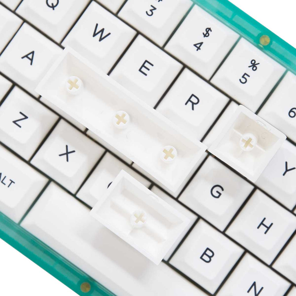 KAT BOW 226 White Keycap Set Dye-Sub PBT - Divinikey