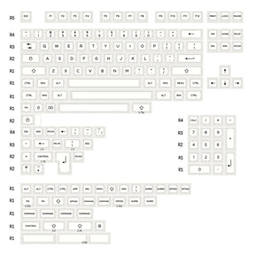 KAT BOW Keycap Set Dye-Sub PBT - Divinikey