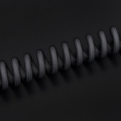 KBDfans Black Grey Handmade USB-C Cable - Divinikey
