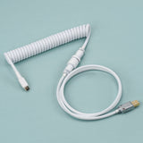 KBDfans Flash White Custom Handmade USB-C Cable - Divinikey