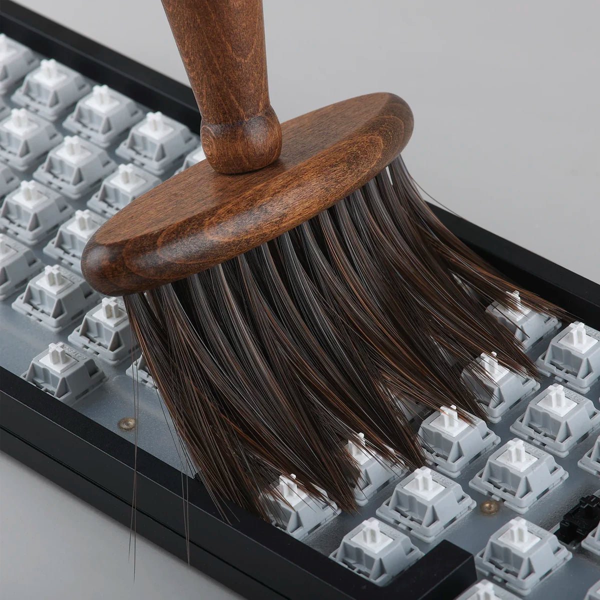 KBDfans Mahogany Keyboard Cleaning Brush - Divinikey