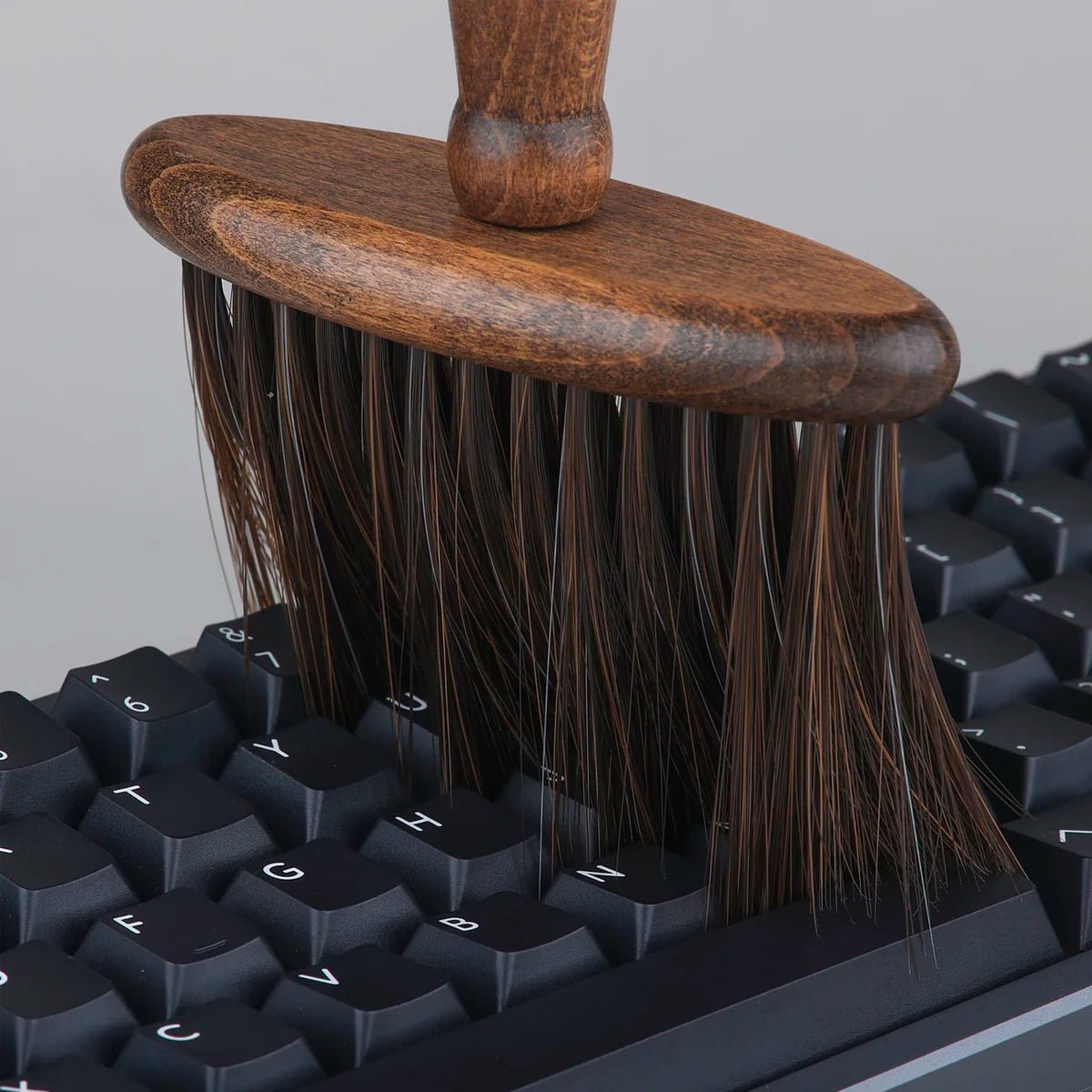 KBDfans Mahogany Keyboard Cleaning Brush - Divinikey