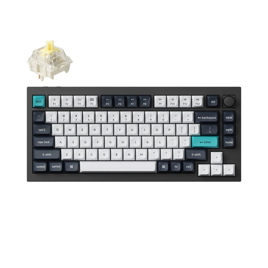【未開封新品】Keychron Q1 Max 75% ワイヤレスキーボード Keychron Q1 Max 75% Wireless Keyboard – Divinikey