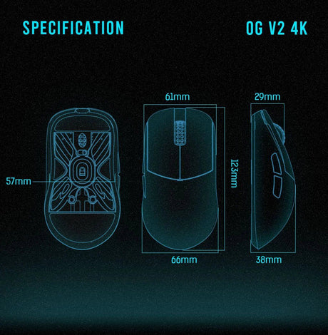Lamzu Atlantis OG V2 4K Superlight Gaming Mouse - Divinikey