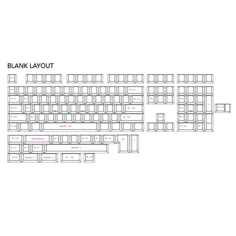 Lelelab Crystal SuperX Keycap Set UV ABS - Divinikey
