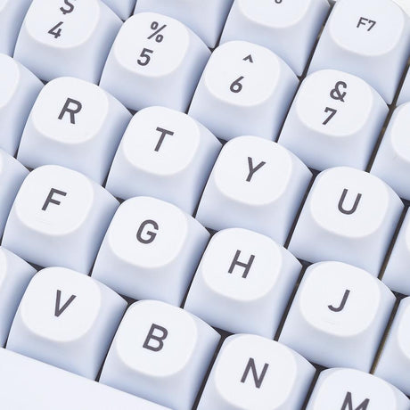 MA White Keycap Set Dye-Sub PBT - Divinikey