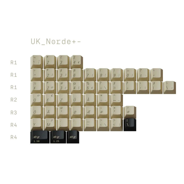 MW Tosh Keycap Set Dye-Sub PBT - Divinikey