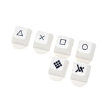 OSA Simple White Keycap Set Dye-Sub PBT - Divinikey
