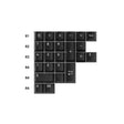 PBTfans Golden Keycap Set Doubleshot ABS - Divinikey