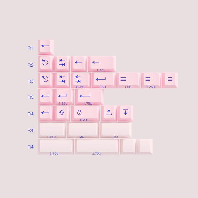 PBTfans Poco Keycap Set Doubleshot ABS - Divinikey