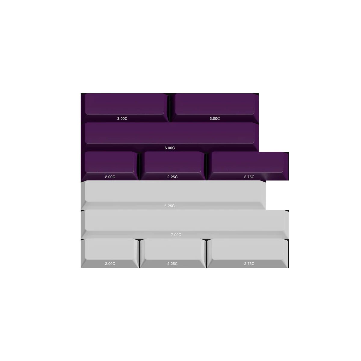 PBTfans Purpurite Keycap Set Doubleshot/Tripleshot ABS - Divinikey