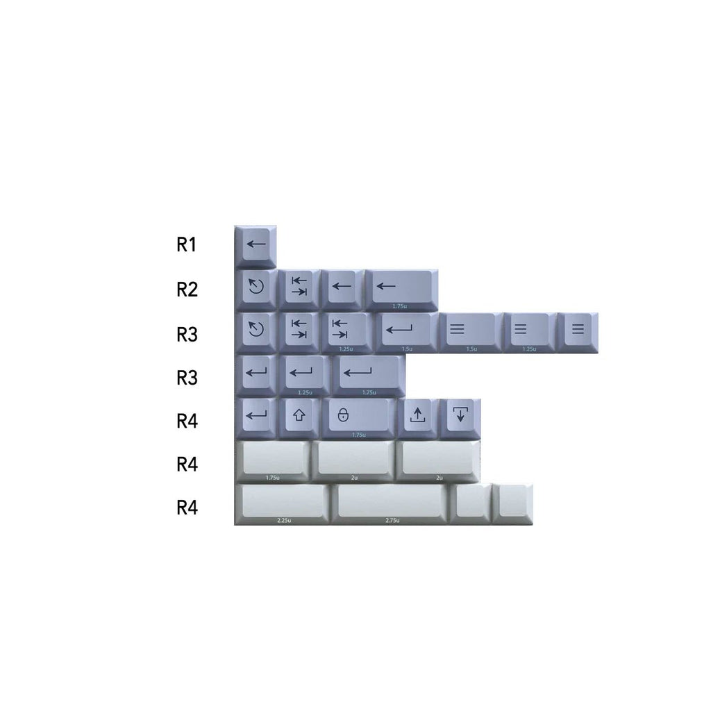 PBTfans Spark Light Keycap Set Doubleshot PBT - Divinikey