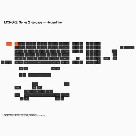 [Preorder] MONOKEI Series 2 Keycaps - Divinikey