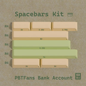 [Preorder] PBTfans Bank Account Keycap Set Doubleshot PBT - Divinikey
