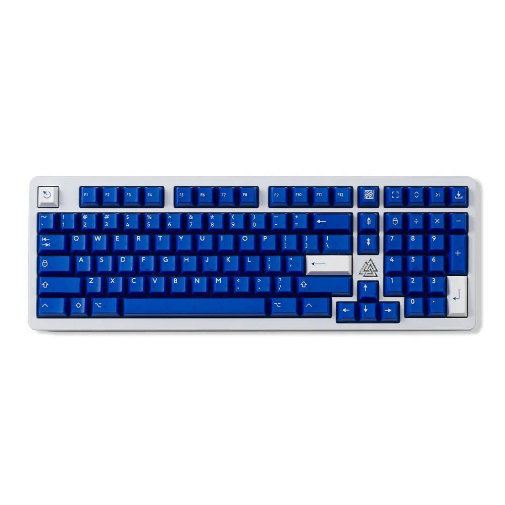 [Preorder] PBTfans Klein Blue R2 Keycap Set Doubleshot ABS - Divinikey